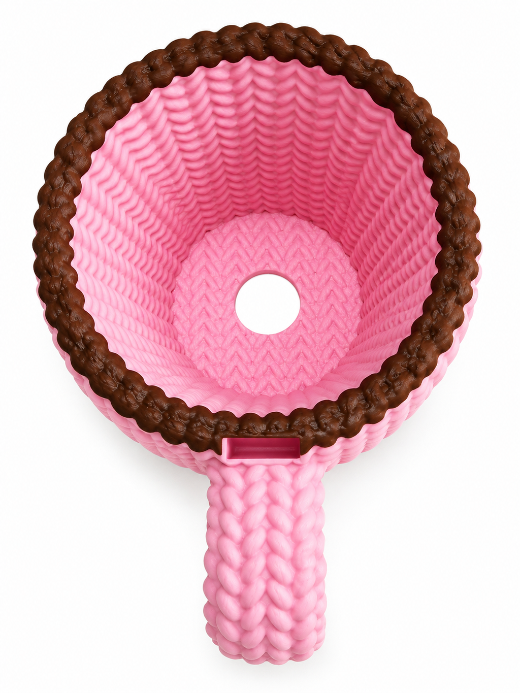 Happé Latté – Set of 4 Knit-Look Ice Cream Pint Holders | Gift Bundle